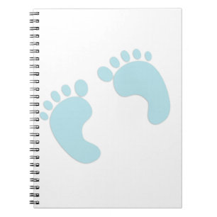 Baby voetafdrukken notitieboek