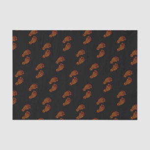 Baby voetafdrukken tissuepapier