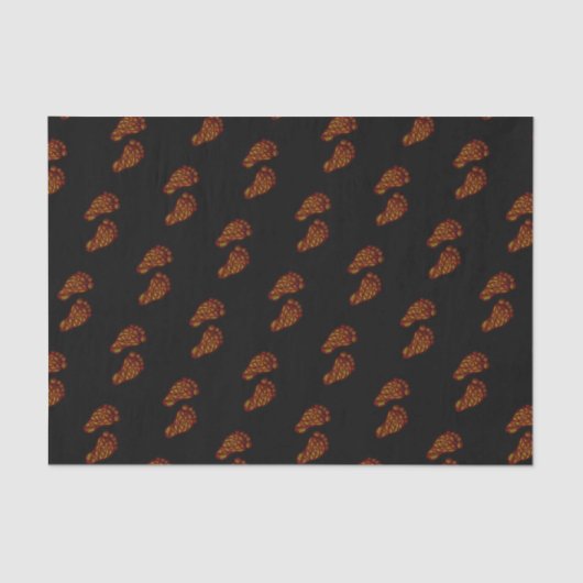 Baby voetafdrukken tissuepapier (Voorkant)