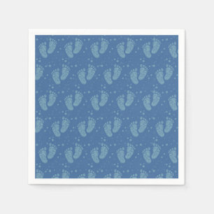 Baby voetstappen servet