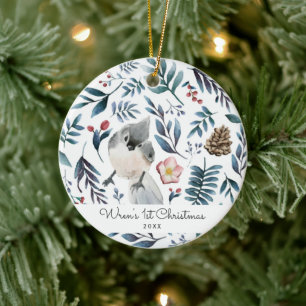Baby Vogel Persoonlijke Kerstversiering Keramisch Ornament