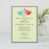 Baby vogelBaby shower Kaart (Staand voorkant)