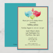 Baby vogelBaby shower Kaart (Voorkant / Achterkant)