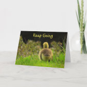 Baby-vogelNatuur Aanmoediging Kaart (Voorkant)