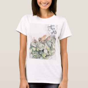 Baby Vogels In Een Deurkrans T-shirt