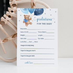 Baby voor het Baby shower Teddy Bear Kaart