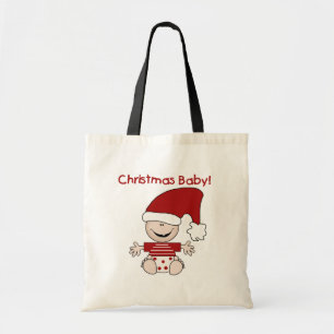 Baby voor kerstmis en cadeaus tote bag