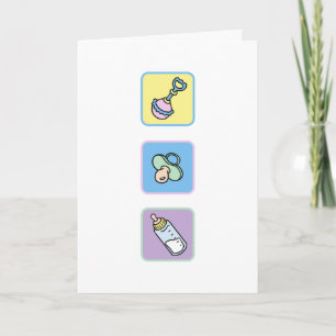 Baby voor nieuwe ouders kaart