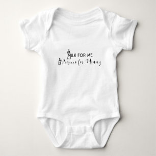 Baby voor prosecco liefhebbende mama romper