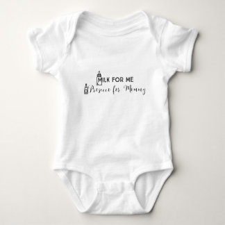 Baby voor prosecco liefhebbende mama romper