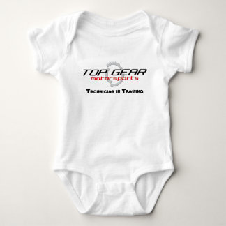 Baby voor topopleiding tandwielen romper