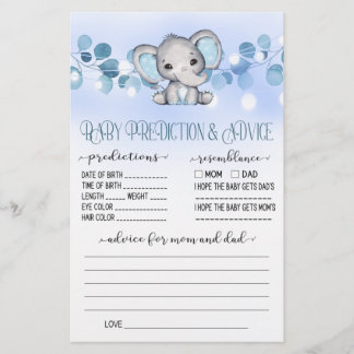 Baby-voorspelling en adviesgame-Baby shower
