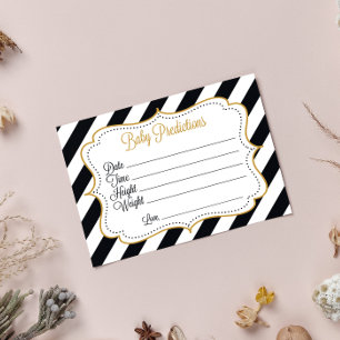 Baby voorspelling van game, hoogte, gewicht, datum informatiekaartje