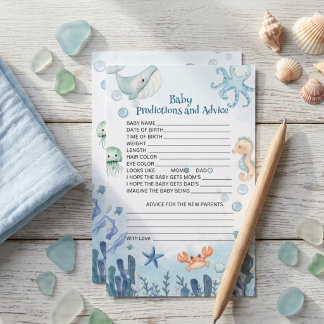 Baby Voorspellingen en Advies Onder de Zee baby sc