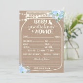 Baby Voorspellingen en Advieskaart Kaart (Staand voorkant)