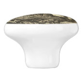 baby vossenbos keramische knop (Zijkant)