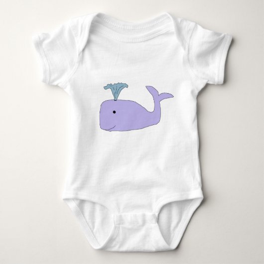 Baby walviskleding romper (Voorkant)
