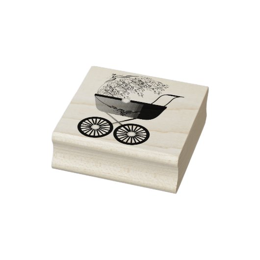 Baby Wandelwagen Rubberstempel (Stempel)