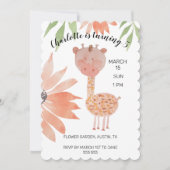 Baby Waterverf handbeschilderd Feestdagenkaart (Voorkant)