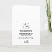 Baby Welkom bij de Wereld Kaart (Achterkant)