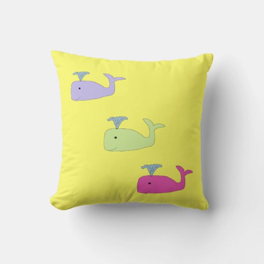 Baby Whales coussin (Recto)