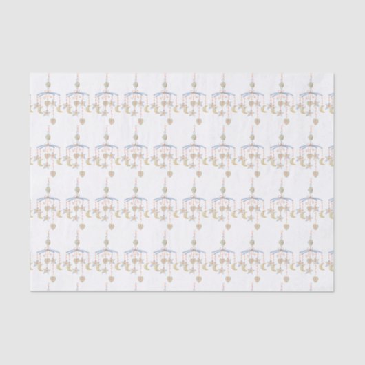 Baby Wieg Mobiel weefselpapier Tissuepapier (Voorkant)