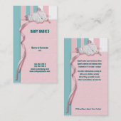 Baby winkel kinderverzorging visitekaartje (Voorkant / Achterkant)