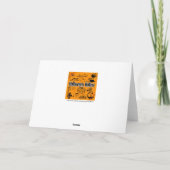 Baby Witch Ma 1ère carte de voeux Halloween (Dos)