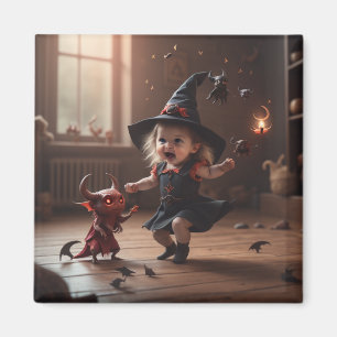 Baby Witch's eerste opgeroepen vriend Magneet