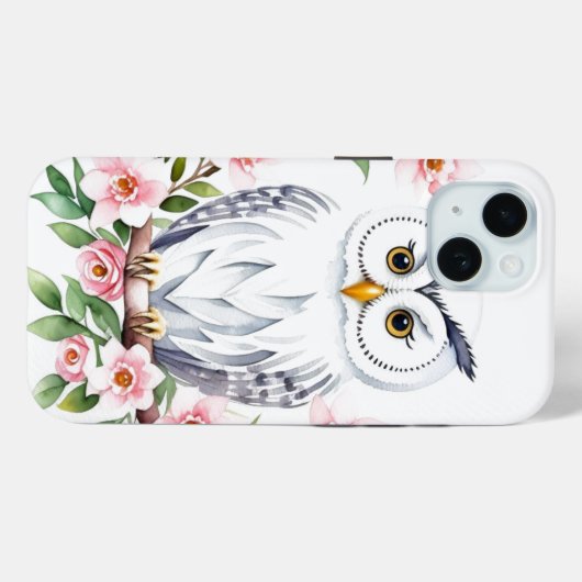 Baby Witte Uil Case-Mate iPhone Case (Achterkant (horizontaal))