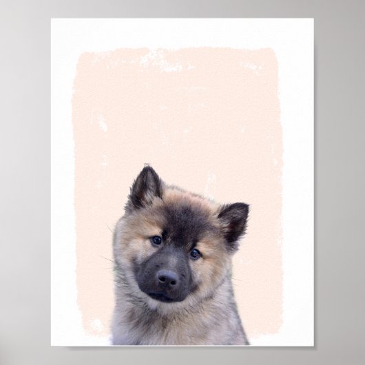 Baby wolf babyspeel print (Voorkant)
