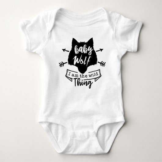 Baby Wolf Familie Shirt (Voorkant)