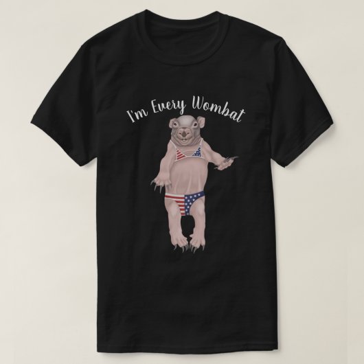 Baby Wombat T-shirt (Design voorkant)
