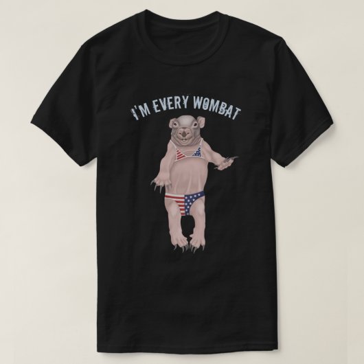 Baby Wombat T-shirt (Design voorkant)