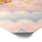 Baby Woodland Animals Celestial Nursery Wall Art Poster (Hoek)