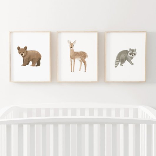 Baby Woodland Animaux Décor de pépinière