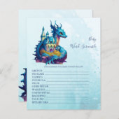 Baby Word Scramble Baby shower Game (Voorkant / Achterkant)