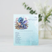 Baby Word Scramble Baby shower Game (Staand voorkant)