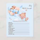 Baby Word Scramble Baby shower Game (Voorkant)