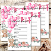 Baby Word Scramble Lief Meisje Ballon Eucalyptus