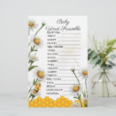 Baby Word Scramble Mama Theme Honingraat (Staand voorkant)