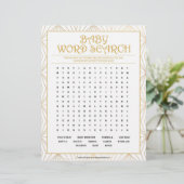 Baby Word Search [Golden Lines] Briefhoofd (Staand voorkant)