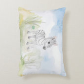 Baby Zebra Accent Kussen (Voorkant(Verticaal))