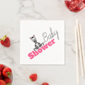 Baby Zebra, Baby shower Servet (Insitu)