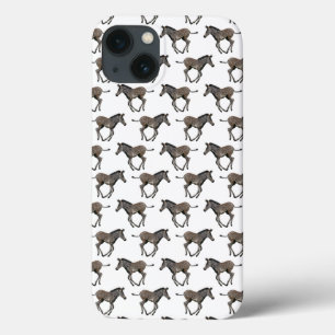 Baby Zebra Frenzy iPad Hoes (Wit)