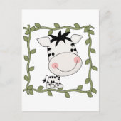 Baby Zebra-T-shirts en cadeautjes Briefkaart (Voorkant)