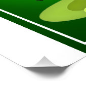 Baby Zebra Tekenen Spelen met Butterfly-23960 Perfect Poster (Hoek)