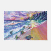 Baby Zee Schildpadden van Kauai Hawaii Deurmat (Voorkant)