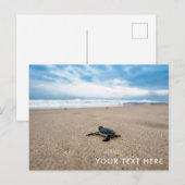 Baby Zee Schroef op het Beach Briefkaart (Voorkant / Achterkant)