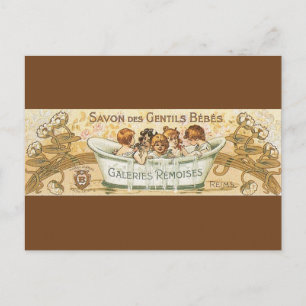 Baby zeep AD Briefkaart